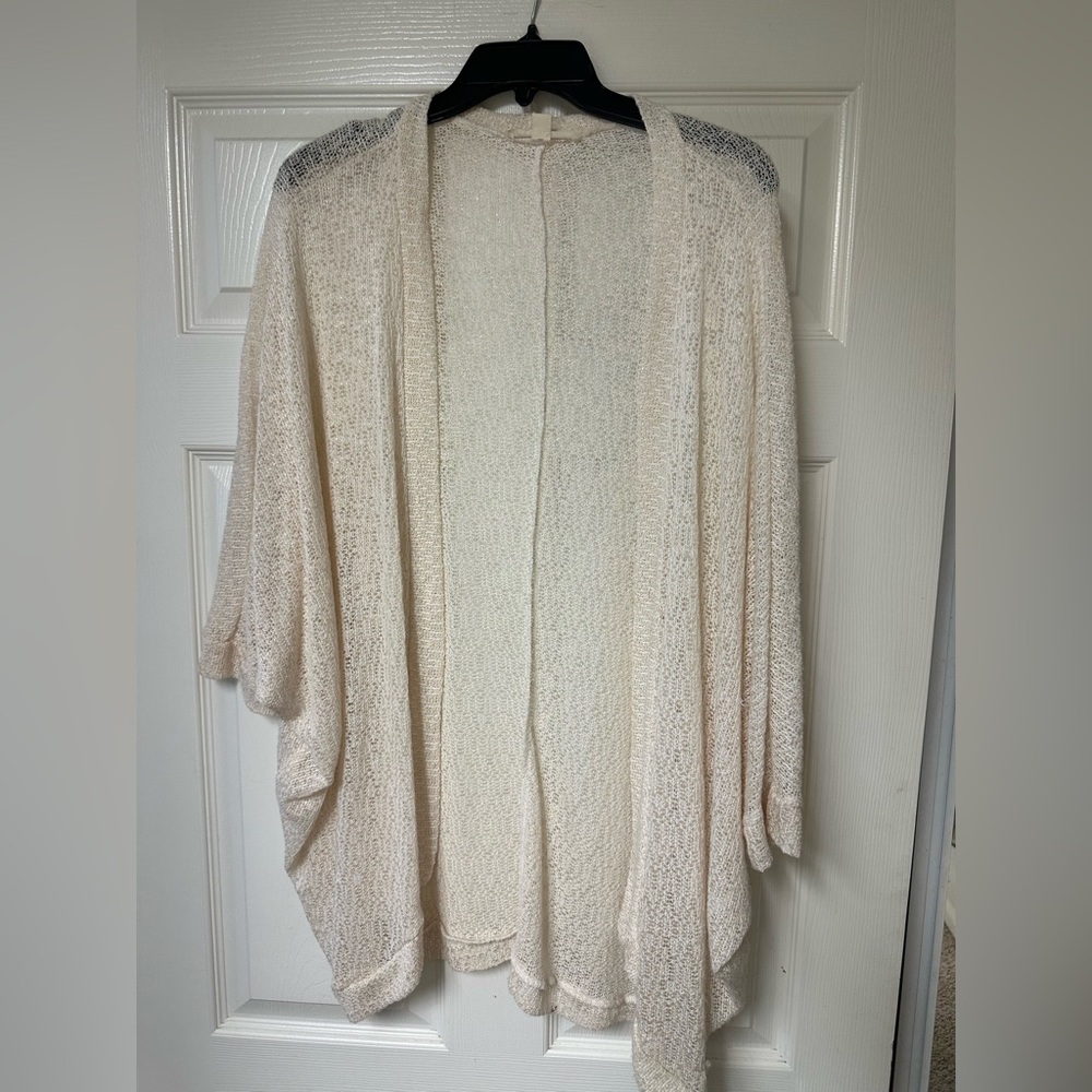 Elegant Cream Women's Cardigan Wrap